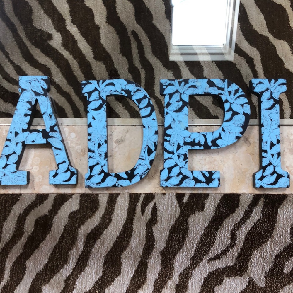 ADPI Sorority Wooden Letters